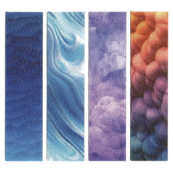 TPG Creations™ Zen Strips, Sandy Gradient Classpack, Assorted Colors, 24/Set, 6 Sets/Carton (TPG855246) Case of 6
