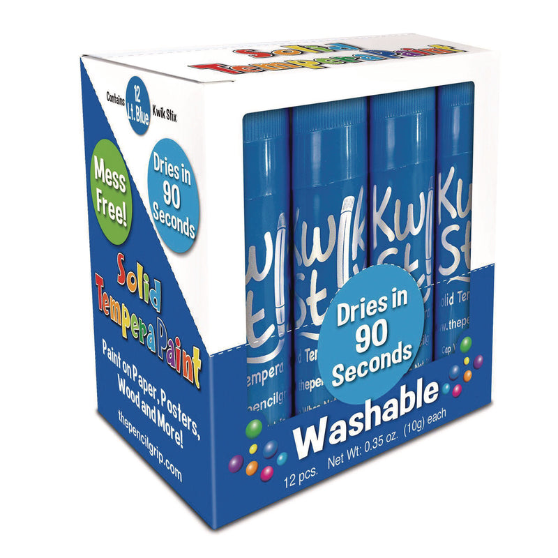 TPG Creations™ Kwik Stix Single Color Pack, 0.7" x 3.5", Light Blue, 12/Pack, 12 Packs/Carton (TPG6007012) Case of 12