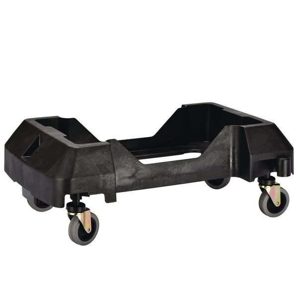Alpine Industries Rectangular Trash Can Dolly, 200 lb Capacity, 8.2 x 24.4 x 15.7, Black (ALHALP477DOLLY) Each