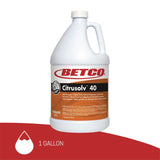 Betco® Citrusolv 40 HD Degreaser, Citrus Scent, 1 gal Bottle, 4/Carton (BET2110400) Case of 4