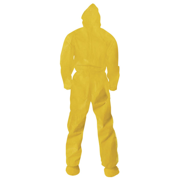 KleenGuard™ A70 Chemical Spray Protection Coveralls, Large, Yellow, 12/Carton (KCC00683) Case of 12