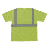 Ergodyne GloWear 8289-ECO Class 2 Recycled Hi-Vis T-Shirt, X-Small, Lime (EGO21531) Each