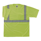 Ergodyne GloWear 8289-ECO Class 2 Recycled Hi-Vis T-Shirt, 5X-Large, Lime (EGO21539) Each