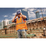 Ergodyne GloWear 8205HL-ECO Class 2 Recycled Hi-Vis Vest, Mesh, Polyester, Small/Medium, Orange (EGO21993) Each