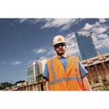 Ergodyne GloWear 8205HL-ECO Class 2 Recycled Hi-Vis Vest, Mesh, Polyester, Small/Medium, Orange (EGO21993) Each