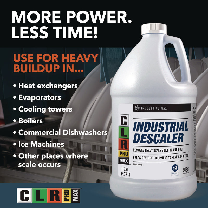 CLR PRO® MAX Industrial Descaler, 1 gal Jug, 4/Carton (JELDESC4PROMCT) Case of 4