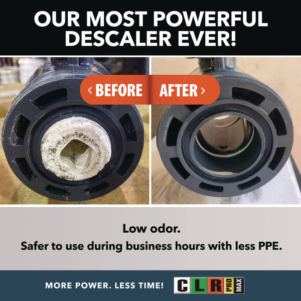 CLR PRO® MAX Industrial Descaler, 1 gal Jug (JELDESC4PROMEA) Each