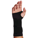 Ergodyne ProFlex 685 Wrist Support Sleeve - Double Strap, Small, Fits Left Hand/Right Hand, Black (EGO16616) Each