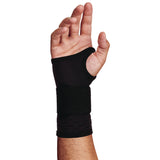 Ergodyne ProFlex 680 Wrist Support Sleeve - Single Strap, Small, Fits Left Hand/Right Hand, Black (EGO16626) Each