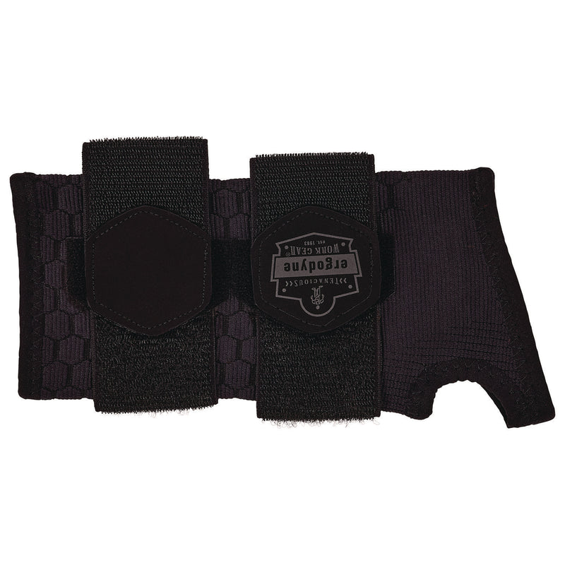 Ergodyne ProFlex 685 Wrist Support Sleeve - Double Strap, X-Large, Fits Left Hand/Right Hand, Black (EGO16619) Each