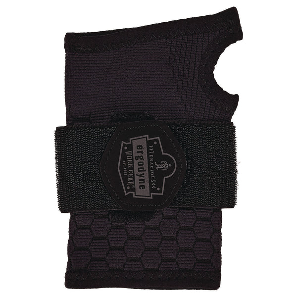 Ergodyne ProFlex 680 Wrist Support Sleeve - Single Strap, Large, Fits Left Hand/Right Hand, Black (EGO16628) Each