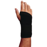 Ergodyne ProFlex 4005 Wrist Brace Support with Single Strap, Small, Fits Right Hand, Black (EGO70144) Each