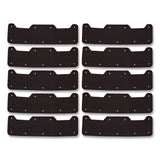 Ergodyne Skullerz 8953 Hard Shell Bump Cap Sweatband Replacement, Black, 10/Pack (EGO60237) Each