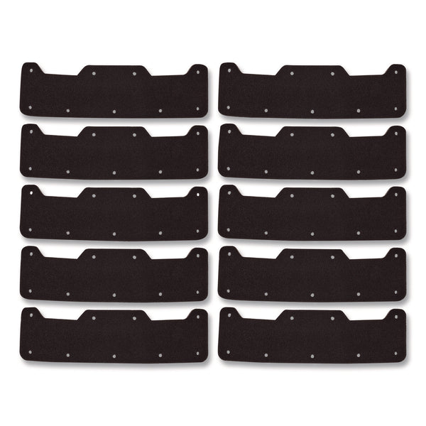 Ergodyne Skullerz 8953 Hard Shell Bump Cap Sweatband Replacement, Black, 10/Pack (EGO60237) Each