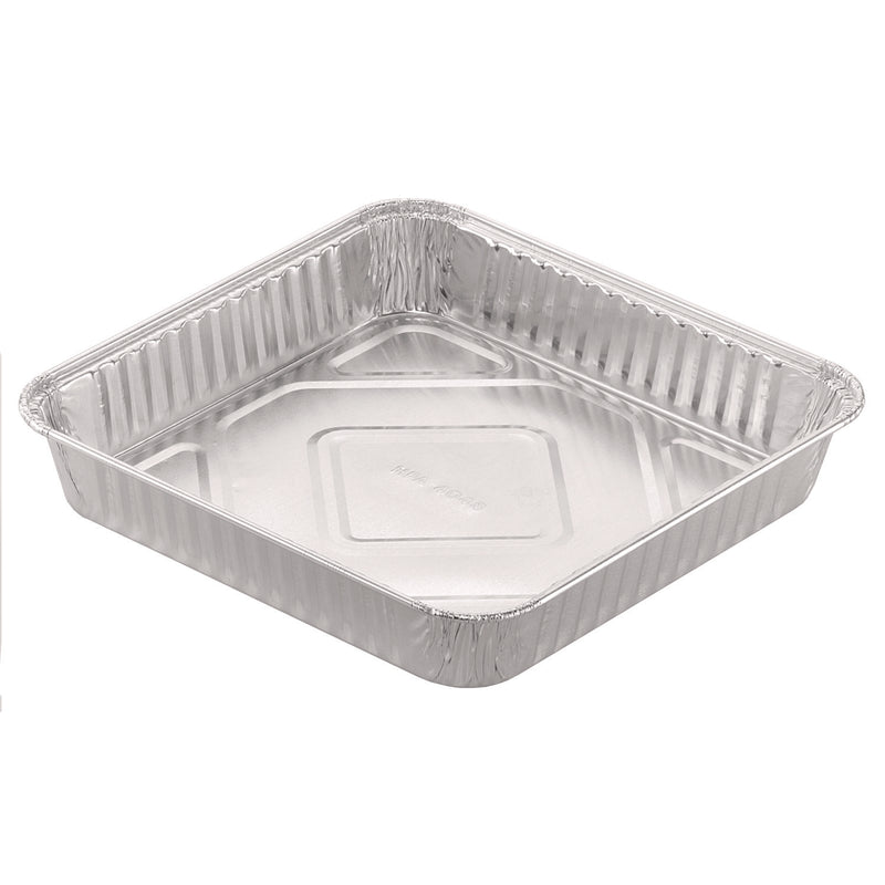 HFA® 8" Square Cake Pan, 7.88 x 7.88 x 1.31, Silver, Aluminum, 500/Carton (HFA404835500) Case of 500