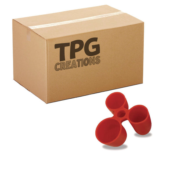 TPG Creations™ Writing C.L.A.W. Pencil Grip, Small, 1" Long, Assorted Colors, 100/Carton (TPG211100) Case of 100