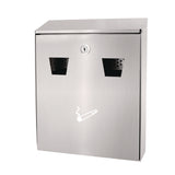 Alpine Industries Wall-Mounted Safe Cigarette Disposal Station Outdoor Ashtray, Stainless Steel (ALHALP49001SS) Each