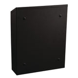 Alpine Industries Wall-Mounted Safe Cigarette Disposal Station Outdoor Ashtray, Stainless Steel, Black (ALHALP49001BLK) Each