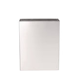 Alpine Industries Stainless Steel Surface-Mounted Waste Receptacle, 6.4 gal, Brushed Stainless Steel (ALHALP491) Each