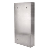 Alpine Industries Stainless Steel Surface-Mounted Paper Towel Dispenser with Waste Receptacle, 28 x 4 x 14 (ALHALP494) Each