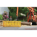 Alpine Industries Expandable Portable Fence Barrier Safety Barricade, Plastic, 1.97 x 153.54 x 39.76, Yellow (ALHALP499BAR) Each