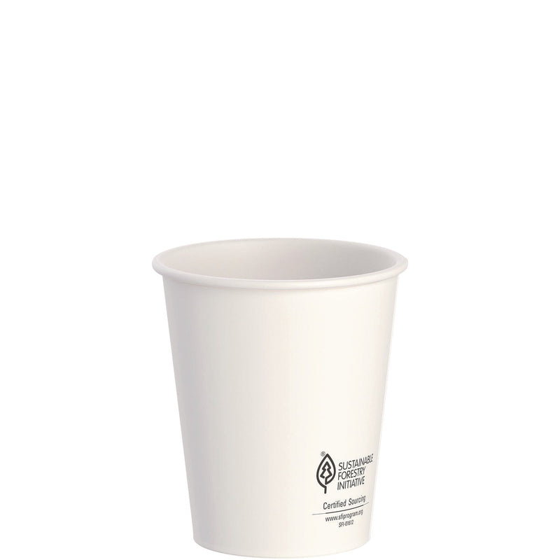 SOLO® Thermoguard Insulated Paper Hot Cups, 12 oz, White Sustainable Forest Design, 600/Carton (SCCDWTG12W) Case of 600