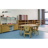 AdirOffice File Classroom Literature Organizer, 15 Sections, Letter Size, 32 x 13 x 17, White (ALHI50115WHI) Each