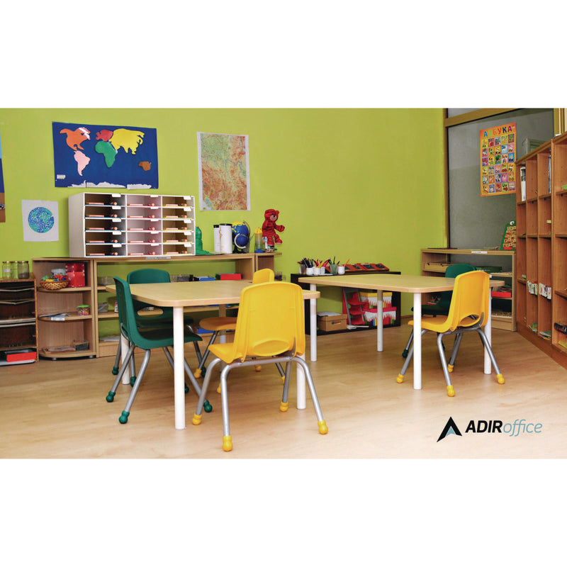 AdirOffice File Classroom Literature Organizer, 15 Sections, Letter Size, 32 x 13 x 17, White (ALHI50115WHI) Each