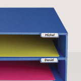 AdirOffice File Classroom Literature Organizer, 15 Sections, Letter Size, 32 x 13 x 17, Blue (ALHI50115BLU) Each