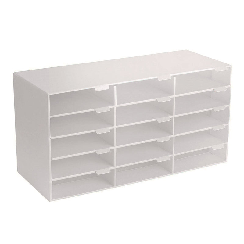 AdirOffice File Classroom Literature Organizer, 15 Sections, Letter Size, 32 x 13 x 17, White (ALHI50115WHI) Each