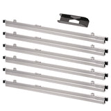 AdirOffice Blueprint Large File Document Hanging Clamps, 24" Wide Documents, 24", Silver, 6 Clamps (ALHI6026) Each