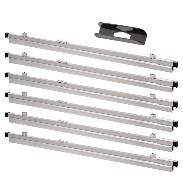 AdirOffice Blueprint Large File Document Hanging Clamps, 42" Wide Document, 42", Silver, 6 Clamps (ALHI6056) Each