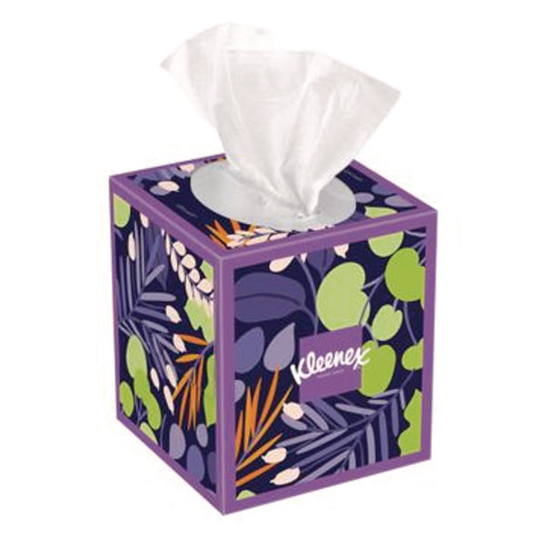 Kleenex® Ultra Soft Facial Tissue, 3-Ply, White, 60 Sheets/Box, 18 Boxes/Carton (KCM54278) Case of 18