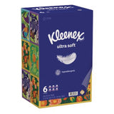 Kleenex® Ultra Soft Facial Tissue, 3-Ply, White, 120/Box, 6 Boxes/Pack, 4 Packs/Carton (KCC54317) Case of 4