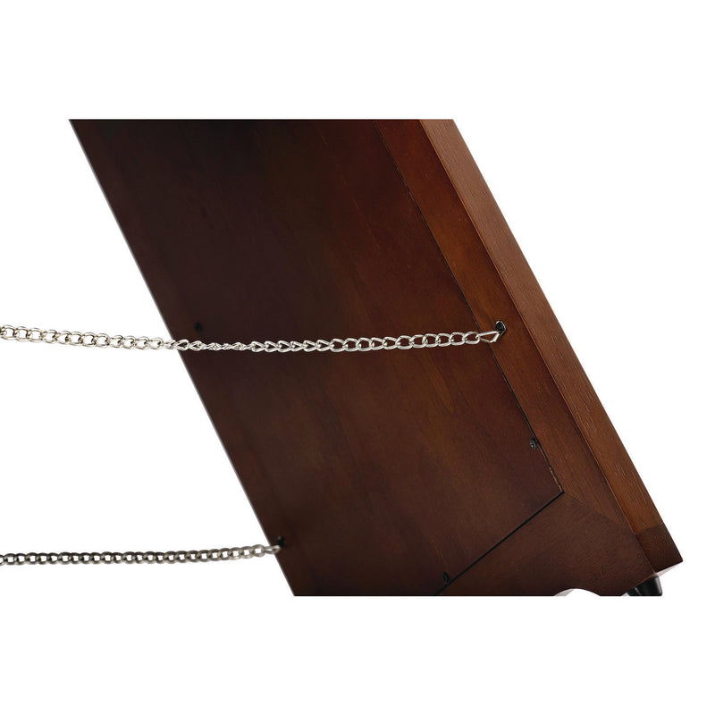 Alpine Industries 2-Sided Plated Wooden A-Frame Bilingual Wet Floor Sign, 15 x 2 x 24, Stainless Steel (ALHALP499SSB) Each