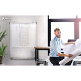 AdirOffice Drop Lift Blueprint Storage Wall Rack, Assorted Document Sizes Accommodated, 7.9" x 1.2" x 7.1", Black (ALHI616BLK) Each