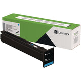 77L10C0 Toner, 12,000 Page-Yield, Cyan (LEX77L10C0) Each