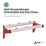 AdirOffice Drop Lift Blueprint Storage Wall Rack, Assorted Document Sizes Accommodated, 7.9" x 1.2" x 7.1", Red (ALHI616RED) Each
