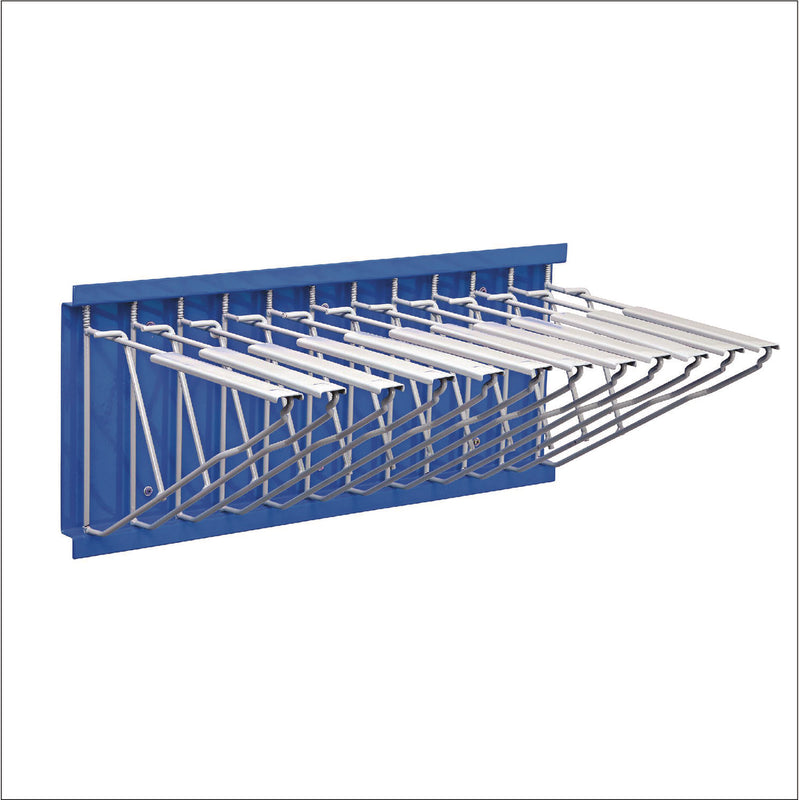 AdirOffice Large File Blueprint Pivot Wall Rack, Assorted Document Sizes Accommodated, 11" x 15.8" x 23.9", Blue (ALHI617BLU) Each