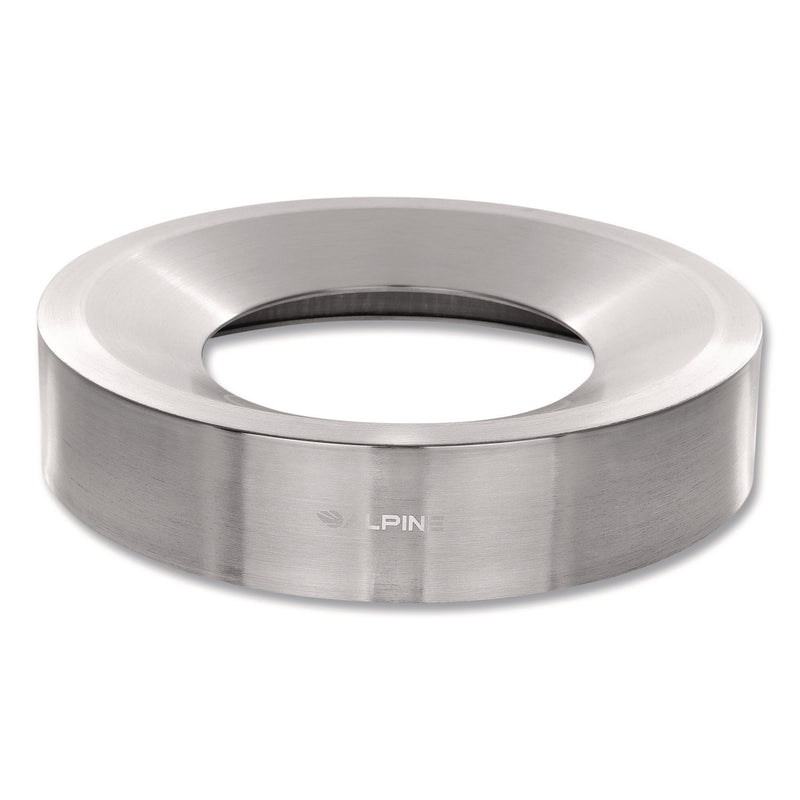 Alpine Industries 27 Gallon Stainless Steel Compost Bin and Trash Can, Brushed Stainless Steel (ALHALP47527COT) Each