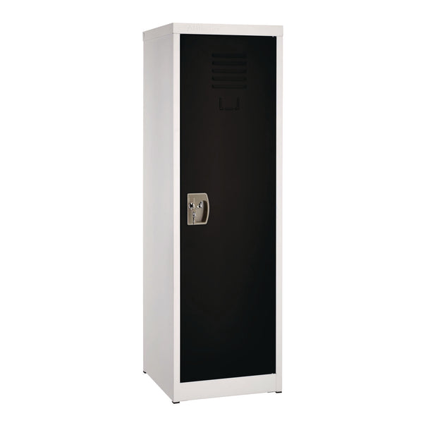 AdirOffice Steel Storage Locker, 1 Compartment, 15 x 15 x 48, Black (ALHI62901BLK) Each