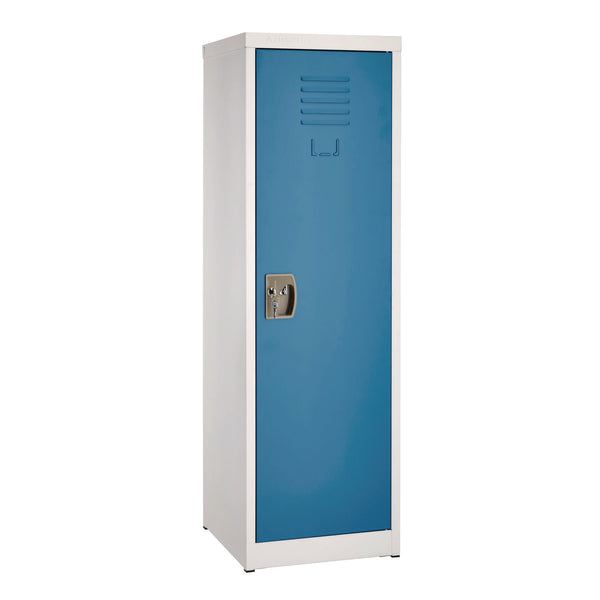 AdirOffice Steel Storage Locker, 1 Compartment, 15 x 15 x 48, Blue (ALHI62901BLU) Each