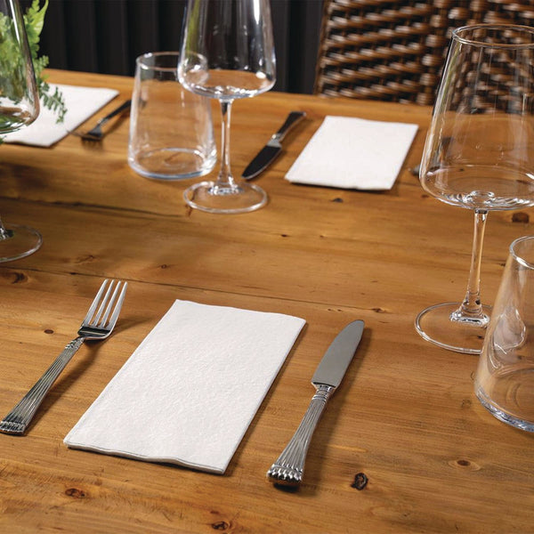 Hoffmaster® Dinner Napkins, 17 x 17, White, 1/8 Fold, 300/Carton (HFM120072) Case of 300