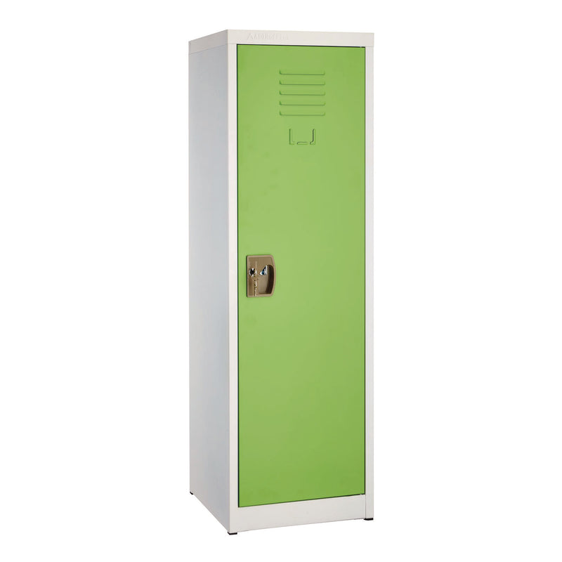 AdirOffice Steel Storage Locker, 1 Compartment, 15 x 15 x 48, Green (ALHI62901GRN) Each