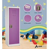 AdirOffice Steel Storage Locker, 1 Compartment, 15 x 15 x 48, Purple (ALHI62901PUR) Each