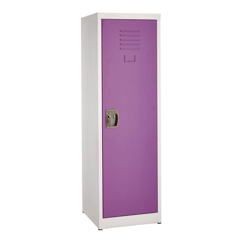 AdirOffice Steel Storage Locker, 1 Compartment, 15 x 15 x 48, Purple (ALHI62901PUR) Each