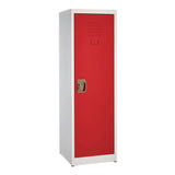 AdirOffice Steel Storage Locker, 1 Compartment, 15 x 15 x 48, Red (ALHI62901RED) Each