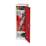 AdirOffice Steel Storage Locker, 1 Compartment, 15 x 15 x 48, Red (ALHI62901RED) Each