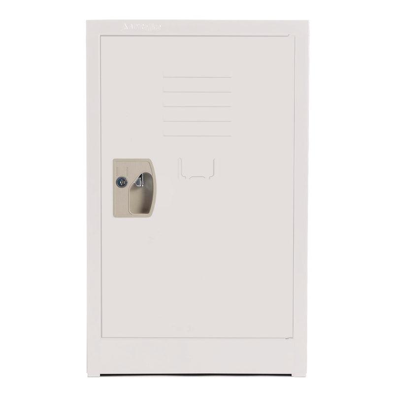 AdirOffice Steel Storage Locker, 1 Compartment, 15 x 15 x 24, White (ALHI62902WHI) Each