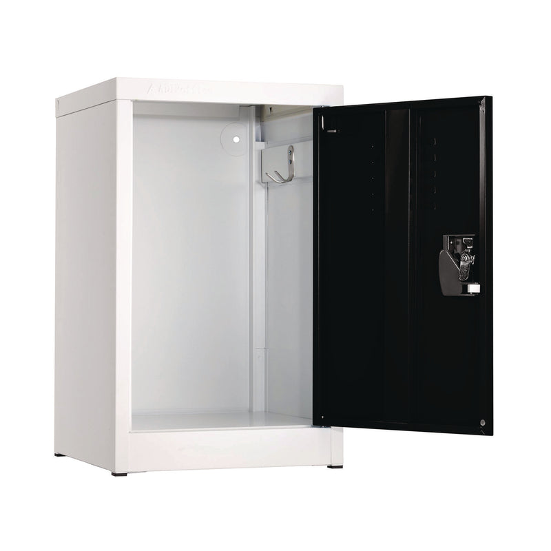 AdirOffice Steel Storage Locker, 1 Compartment, 15 x 15 x 24, Black (ALHI62902BLK) Each
